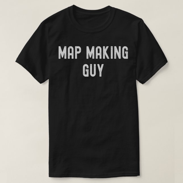T-shirt Carte faisant don de Lover, carte faisant Guy (Design devant)