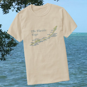 T-shirt Carte Florida Keys