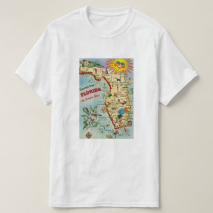 T-shirt Carte Floride T Shirt