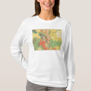 T-shirt Carte géologique générale du Colorado