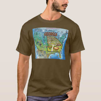 T-shirt Carte Géorgie USA