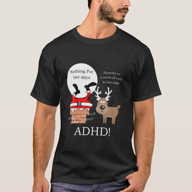T-shirt Carte graphique numérique à accès père Noël (Devant)