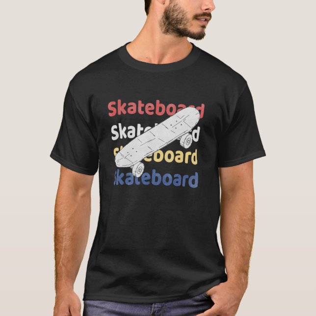 T-shirt Carte graphique rétrographique Vintage (Devant)