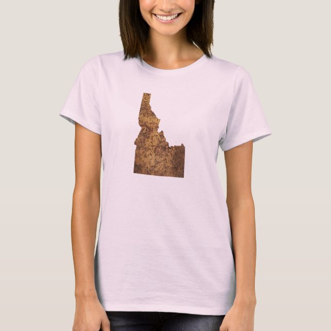 T-shirt Carte Idaho Spud (Devant)