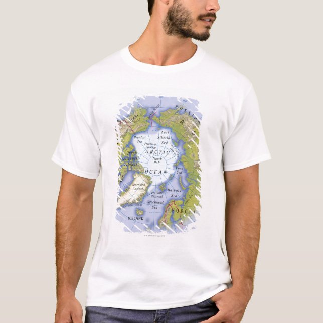 T-shirt Carte illustrée 2 (Devant)