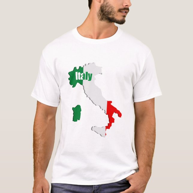T-shirt Carte Italie (Devant)