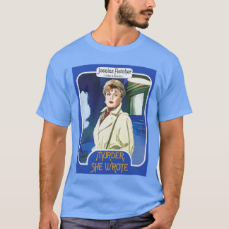 T-shirt Carte Jessica Fletcher Murder She Wrote Fan A