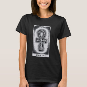 T-shirt Carte Kemetic Tarot Ancienne Egypte Egypte Ankh cl