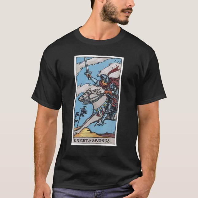 T-shirt Carte Knight Tarot (Devant)