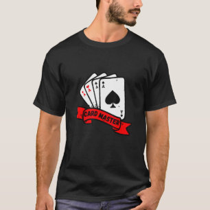 T-shirt Carte Master - Jouer Cartes Poker Rummy Blackjack