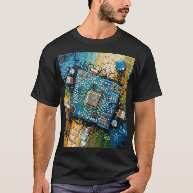 T-shirt Carte mère (Devant)