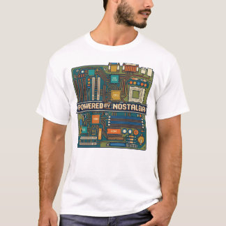 T-shirt Carte mère d'ordinateur vintage des années 80 "Ali