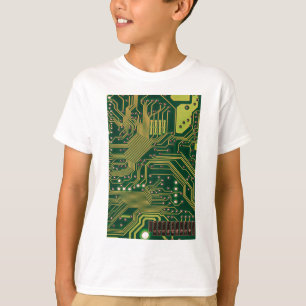 T-shirt Carte mère ringarde drôle d'ordinateur