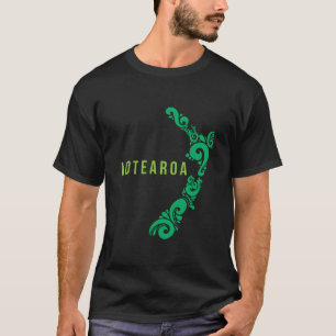 T-shirt Carte Nouvelle-Zélande Aotearoa Nouvelle-Zélande I