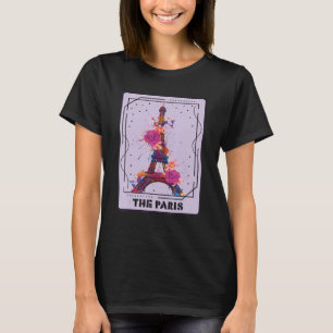 T-shirt Carte Paris Tarot Cartes Mystiques Tour Eiffel S