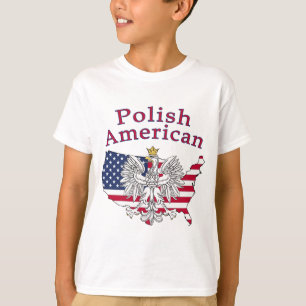 T-shirt Carte polonaise américaine