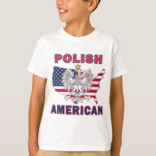 T-shirt Carte polonaise américaine