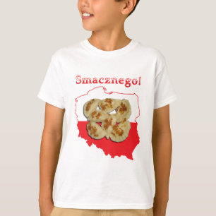 T-shirt Carte polonaise de Pierogi Smacznego