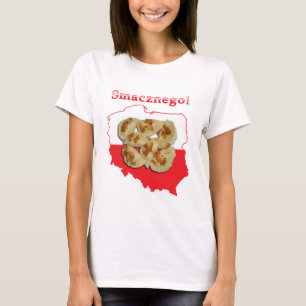 T-shirt Carte polonaise de Pierogi Smacznego