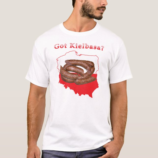 T-shirt Carte Polonaise Kielbasa (Devant)