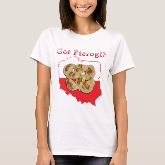 T-shirt Carte polonaise Pierogi (Devant)