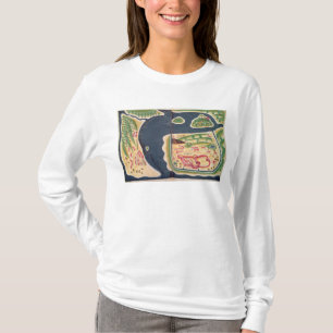 T-shirt Carte portugaise d'exploration de Mombassa