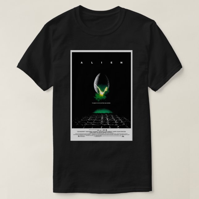 T-shirt Carte postale Alien (1979) (Design devant)