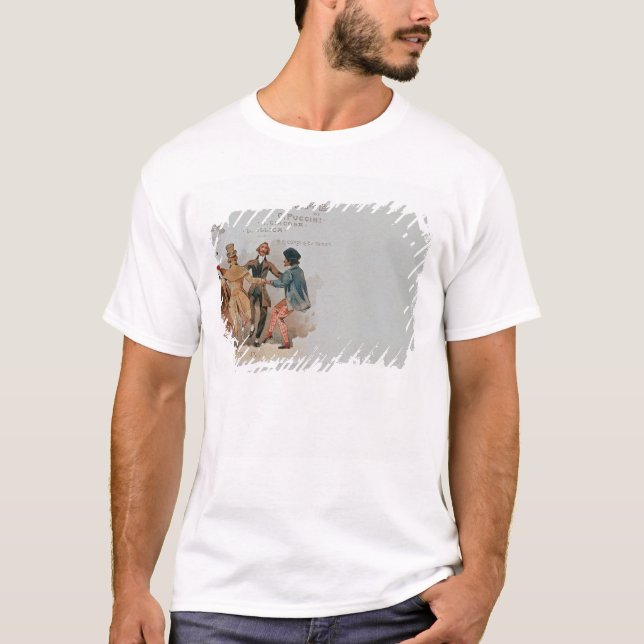T-shirt Carte postale commémorative La d'opéra ' (Devant)