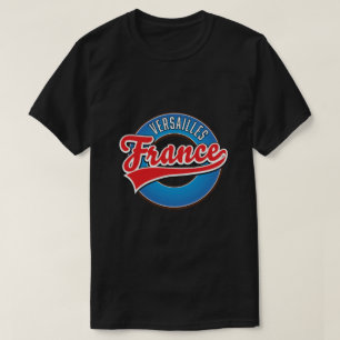 T-shirt Carte postale d'invitation logo Versailles France
