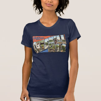 T-shirt Carte postale Montagnes Catskill vintages
