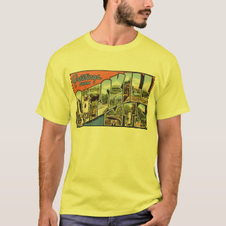 T-shirt Carte postale Montagnes Catskill vintages