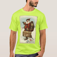 Carte postale Santa Clause Suitcase
