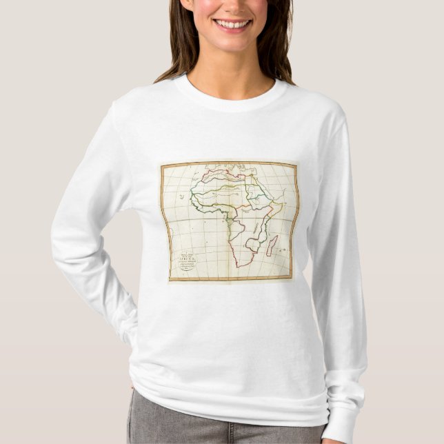 T-shirt Carte simple Afrique (Devant)
