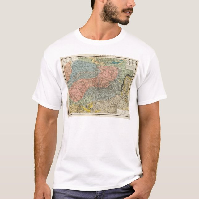 T-shirt Carte spéciale des montagnes géantes (Devant)