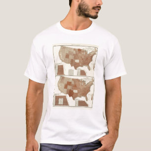 T-shirt Carte statistique des décès