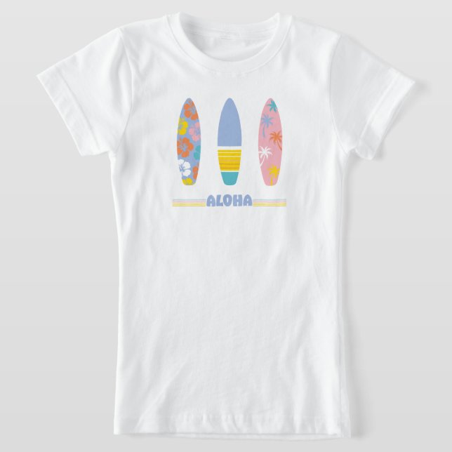 T-Shirt Carte Surf Aloha Kids (Poser)