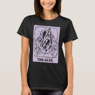 T-shirt Carte Tarot Alpes Cartes Mystiques Edelweiss Mount
