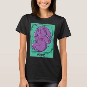 T-shirt Carte Tarot Bunny Voodoo Cartes Mystiques Occulte