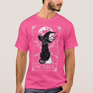 T-shirt Carte Tarot Crescent Moon Et Casquette Chat Noir H