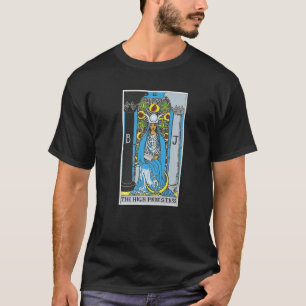 T-shirt Carte Tarot de haute prêtresse Croyances occultes