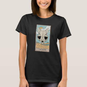 T-shirt Carte Tarot de la mort de chat pour lecteur de car