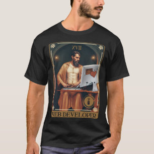 T-shirt Carte Tarot du développeur Web