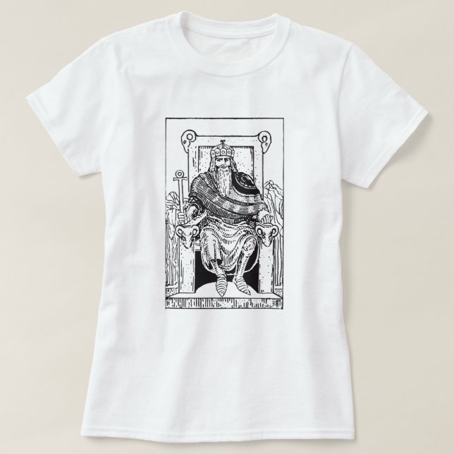 T-shirt Carte Tarot Empereur (Design devant)