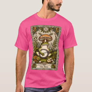 T-shirt Carte Tarot Grenouille Champignons Cottagecore Ban