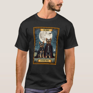 T-shirt Carte Tarot Halloween Yorkshire Terrier