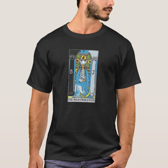 T-shirt Carte Tarot Haute Prêtesse (Devant)