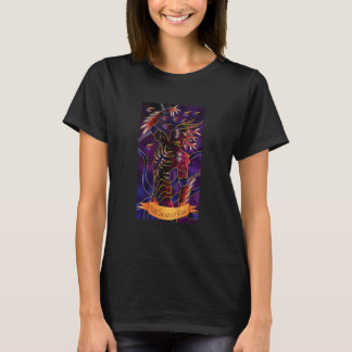 T-shirt Carte Tarot King Scarlet Fondation Scp