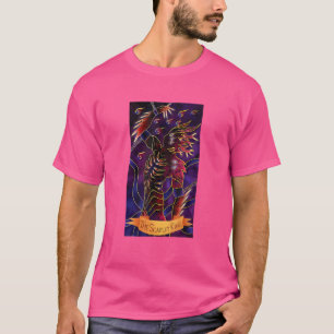 T-shirt Carte Tarot King Scarlet Fondation Scp