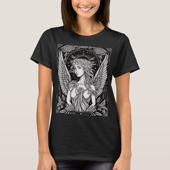 T-shirt Carte Tarot La Fairy Cute Fairycore Occult Witch (Devant)