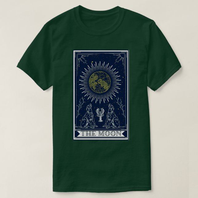 T-shirt Carte Tarot LA LUNE (Design devant)